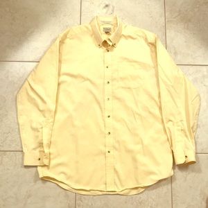 LL Bean men’s yellow shirt